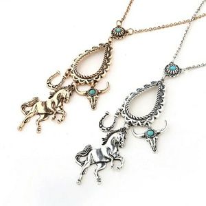 Patina Western Necklace